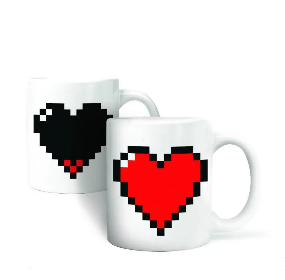 G Color Heat Reactive Battery Magic Mug Ceramic Coffee Cup