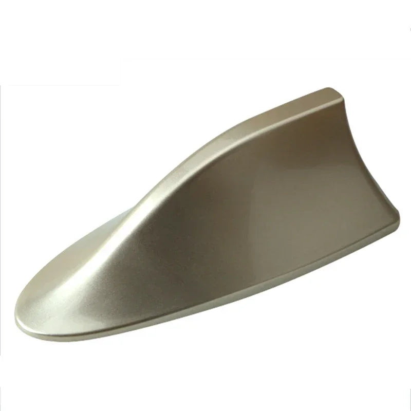 Gold 1pcs Style Shark Fin Car Radio Antenna – FM/AM Signal & Stylish Cover