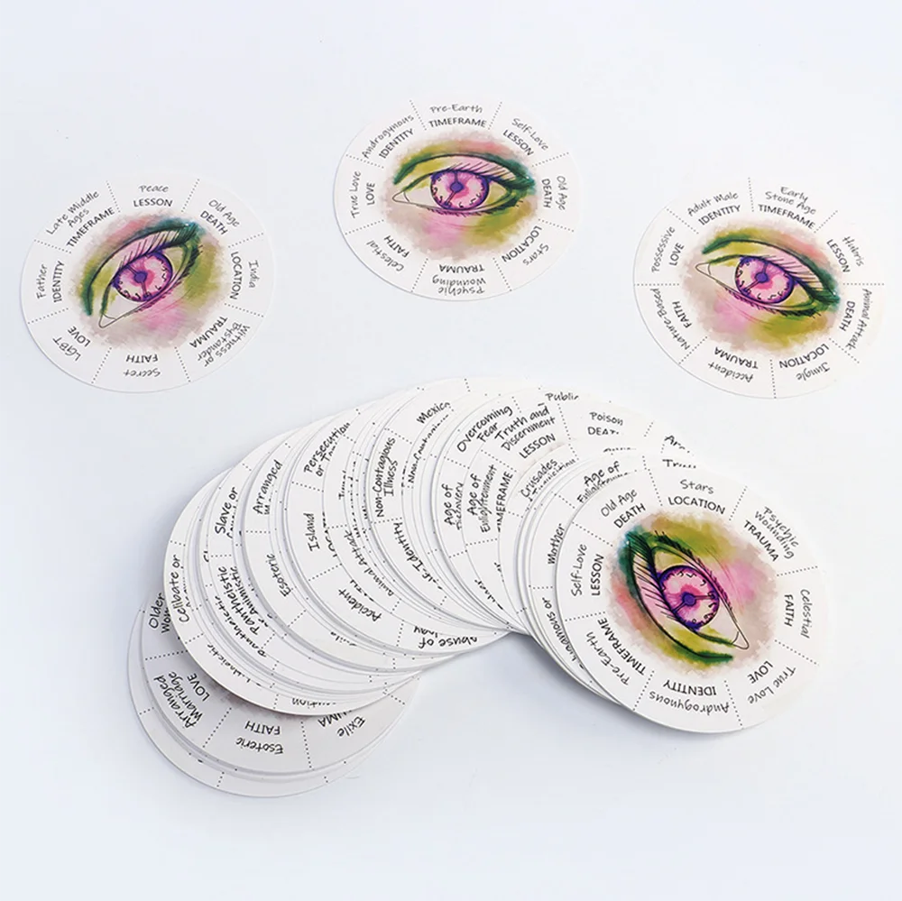 Past Life Oracle Round Tarot Deck – 87-Card Divination Set