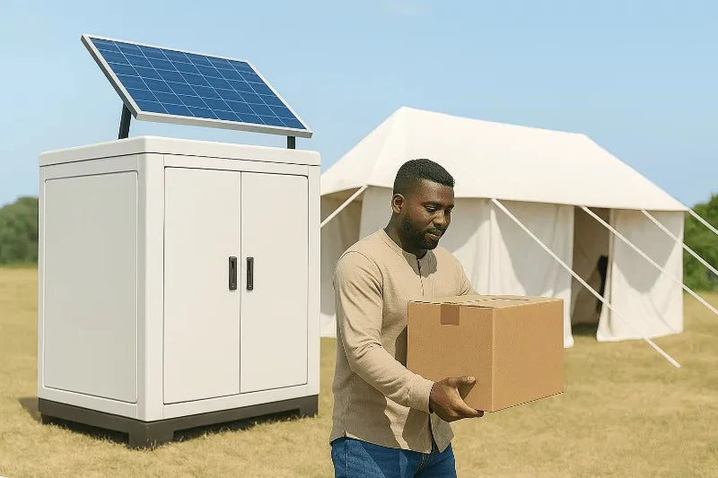 Solar Powered Container Cold Room – Plug-And-Play Freezer