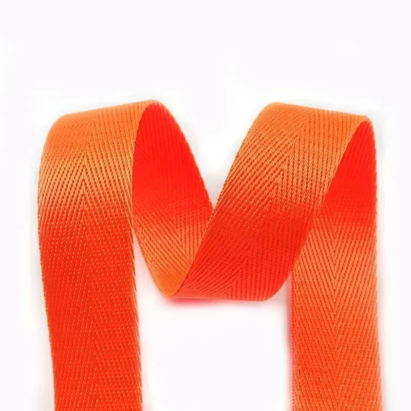 FluorescentOrange Color Nylon Webbing Strap Tape for Bags and Backpacks