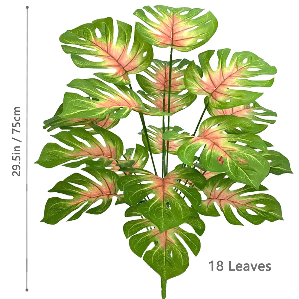 GBY5-18Y-HX-75-Z22 Color Artificial Monstera Tree Floor Plant for Home and Office