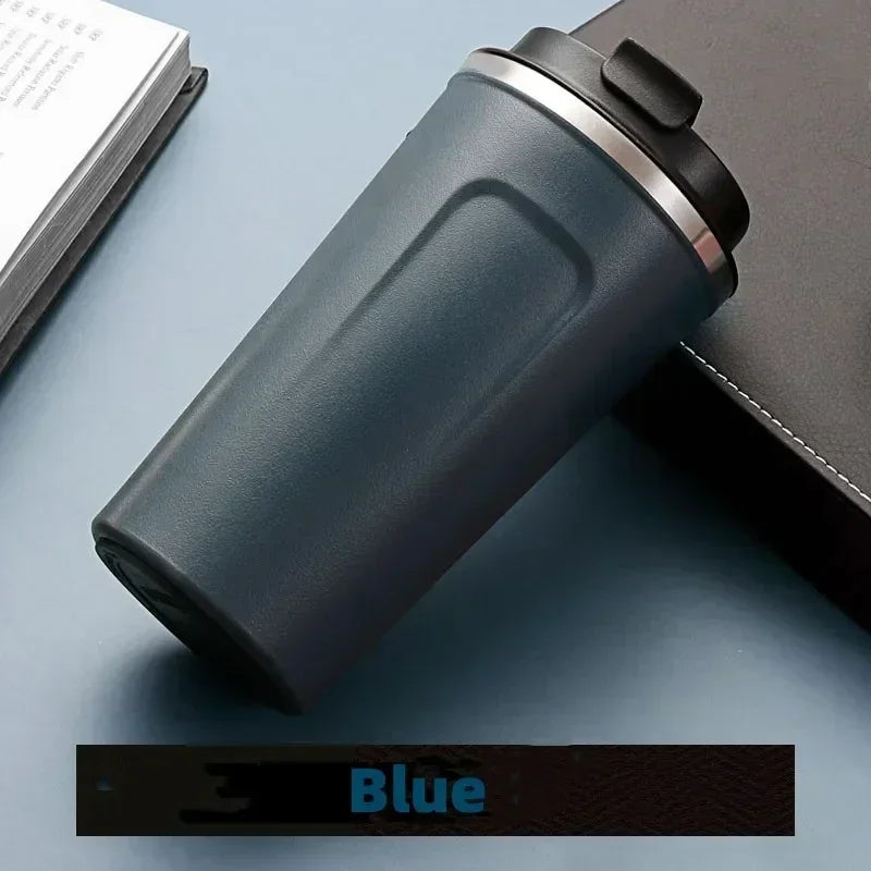 Blue Color Stainless Steel Travel Coffee Mug – Vacuum Insulated