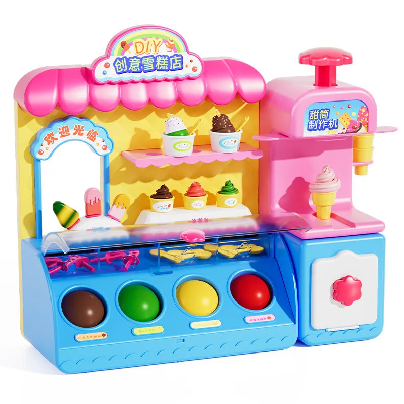 Ice Cream Play Dough Machine – Musical Light-Up Set