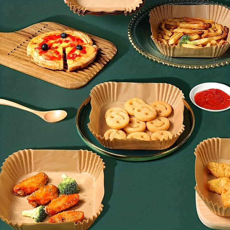 Disposable Air Fryer Parchment Liners For Easy Cleanup