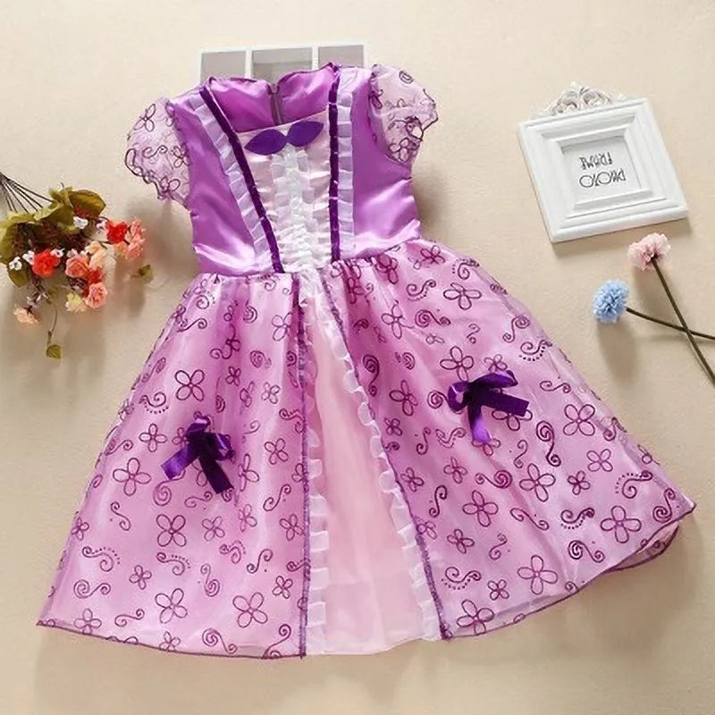 Girls Princess Party Dress Costume – Ankle-Length
