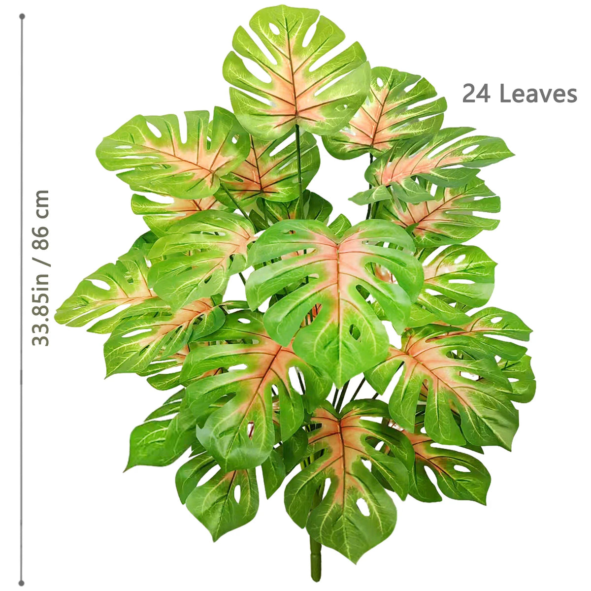 HX-GBY-24Y-86-Z22 Color Artificial Monstera Tree Floor Plant for Home and Office