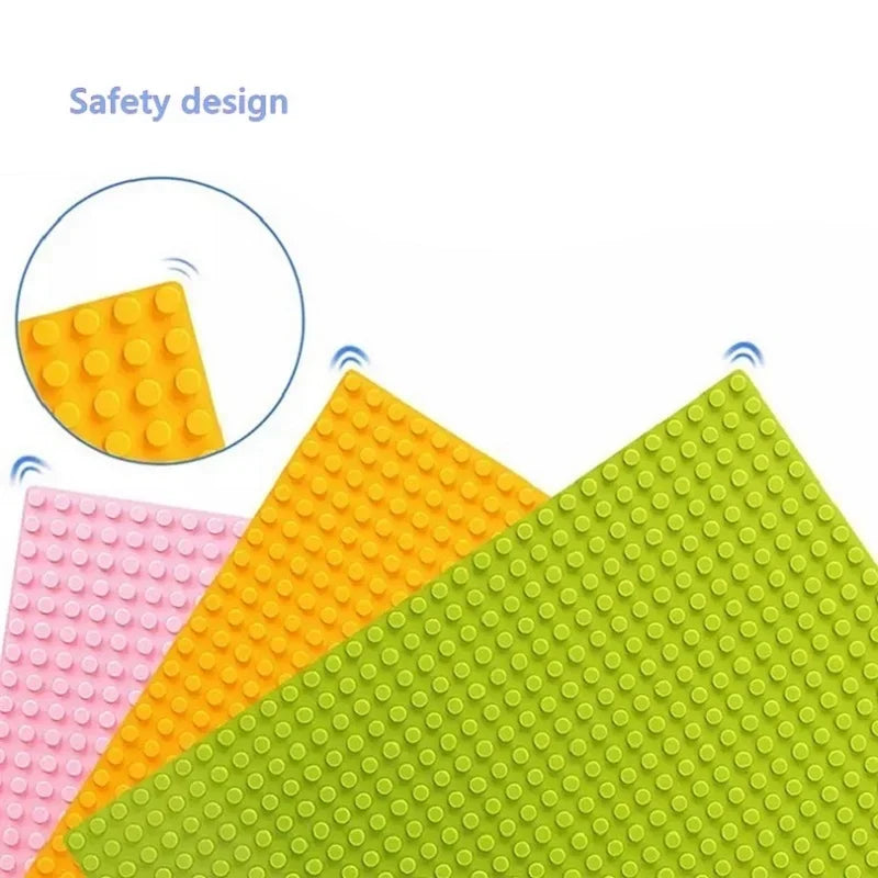 Plastic Base Plate Building Bricks Compatible Blocks Set