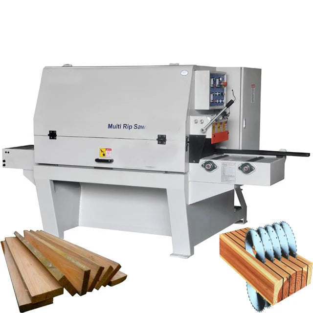Square Lumber Color Industrial Log Multi Rip Saw Machine For Timber Sawmills