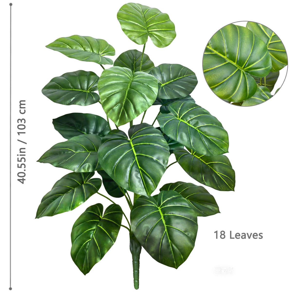 HYY-18Y-103-Z22 Color Artificial Monstera Tree Floor Plant for Home and Office