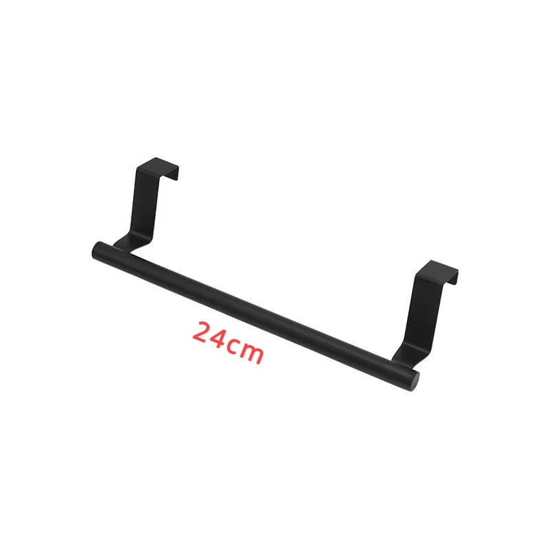 S 1Pcs Color Over Cabinet Stainless Steel Towel Rack Organizer