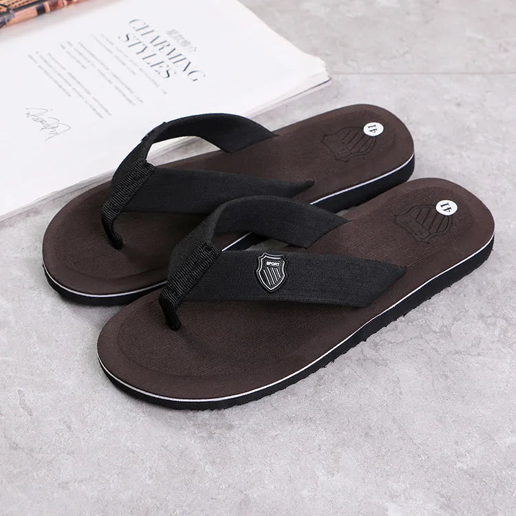 Dark brown Color Men’s EVA Beach Clogs Slippers – Lightweight Non-Slip