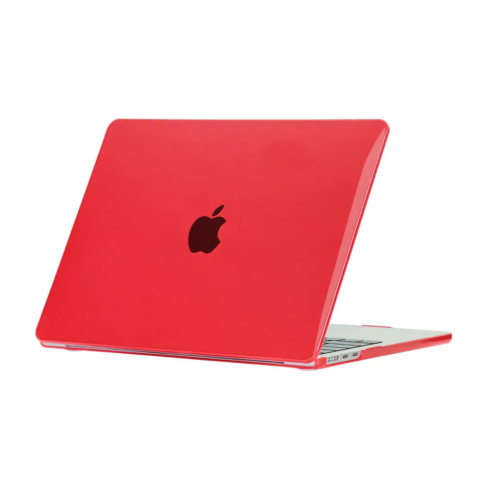 Crystal Red Color Protective Case For MacBook Air 13.6" / 15" – Hard Shell