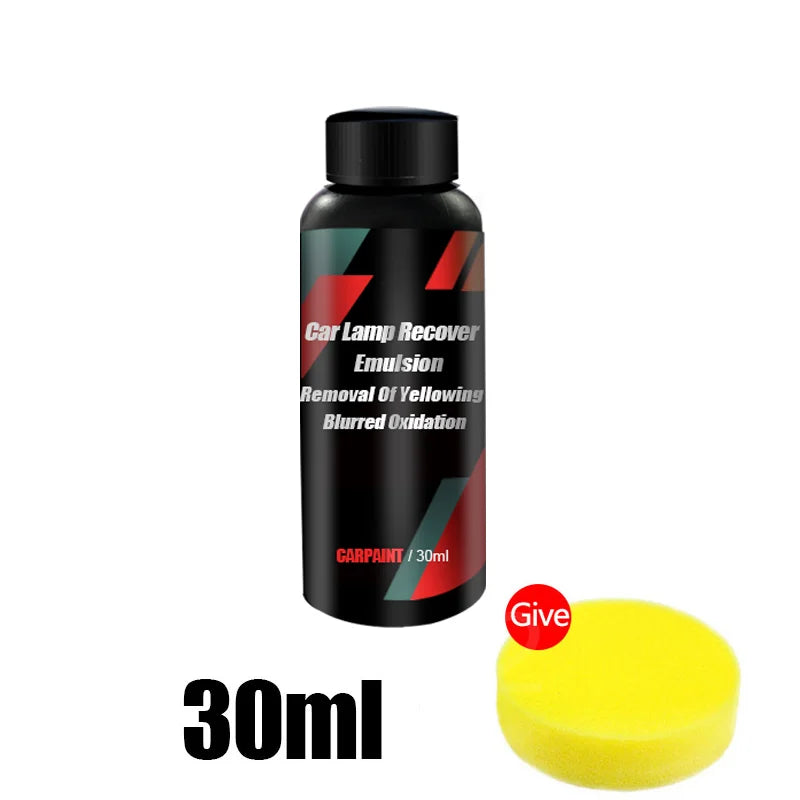 30ML Color Car Headlight Restoration Polish – Clarity Repair Agent