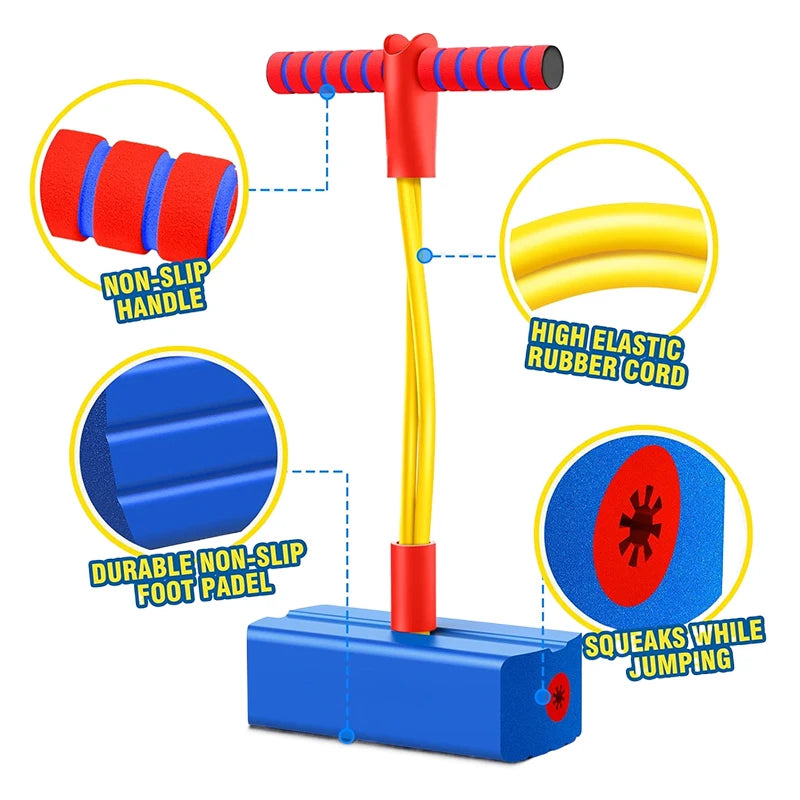 Kids Frog Jumping Balance Toy – Foam Fitness Bouncer
