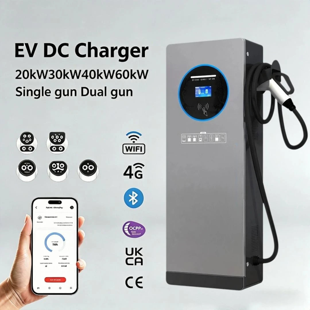 DC Fast EV Charging Station CCS1 CCS2 NACS 240kW