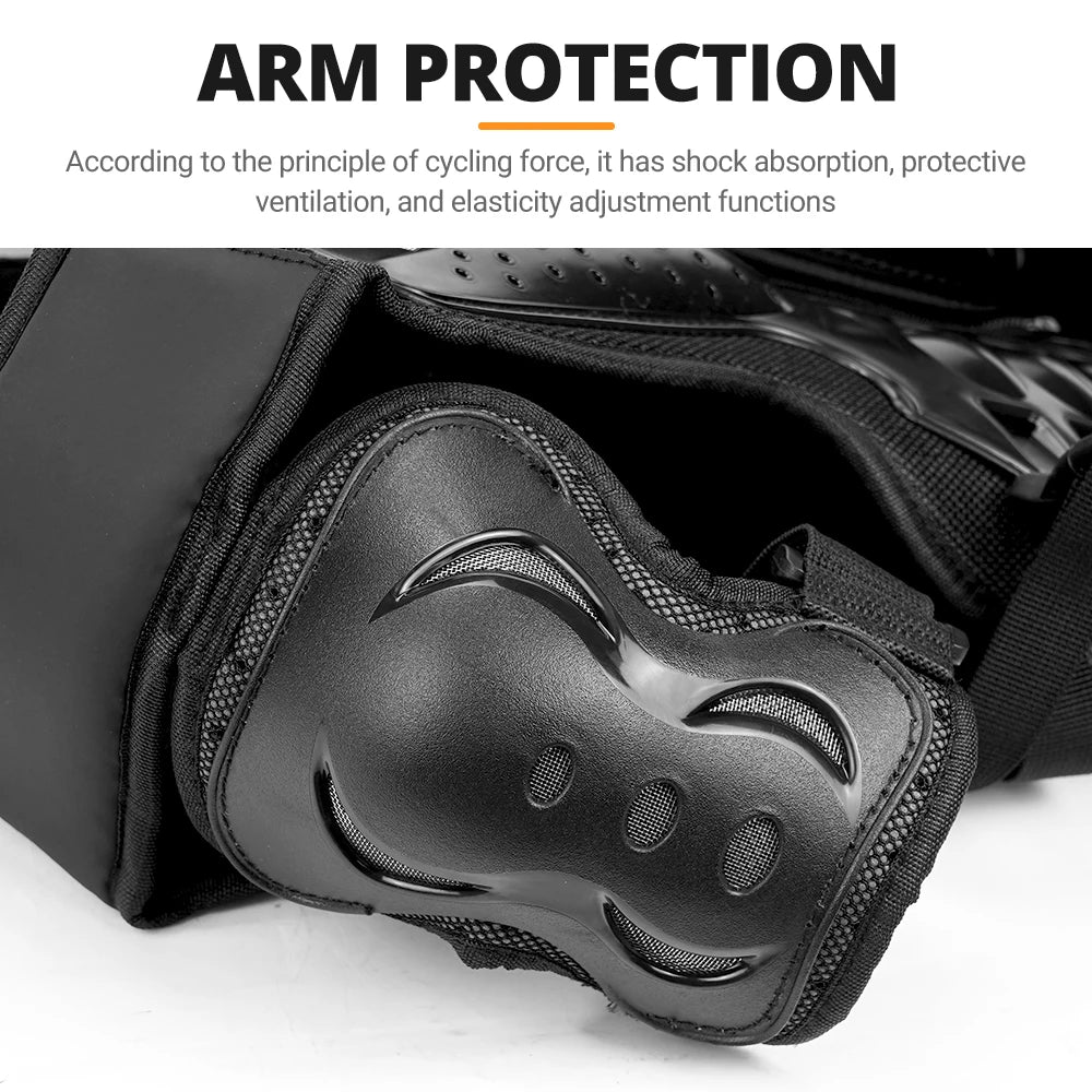 Kids Motorcycle Body Armor Set With Elbow And Knee Pads