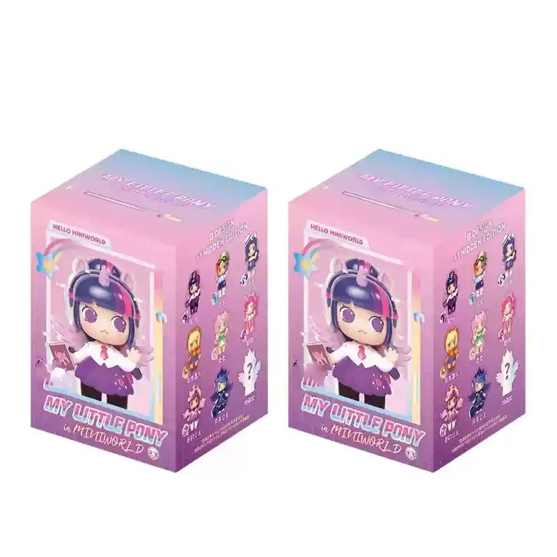 random 2 blind box Color Miniworld Blind Box Girl Figure – Cute PVC Room Decor