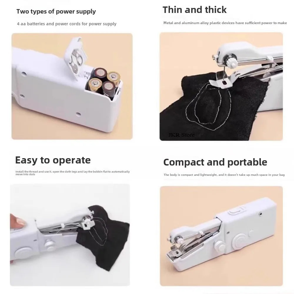 Portable Handheld Mini Sewing Machine For Quick Repairs