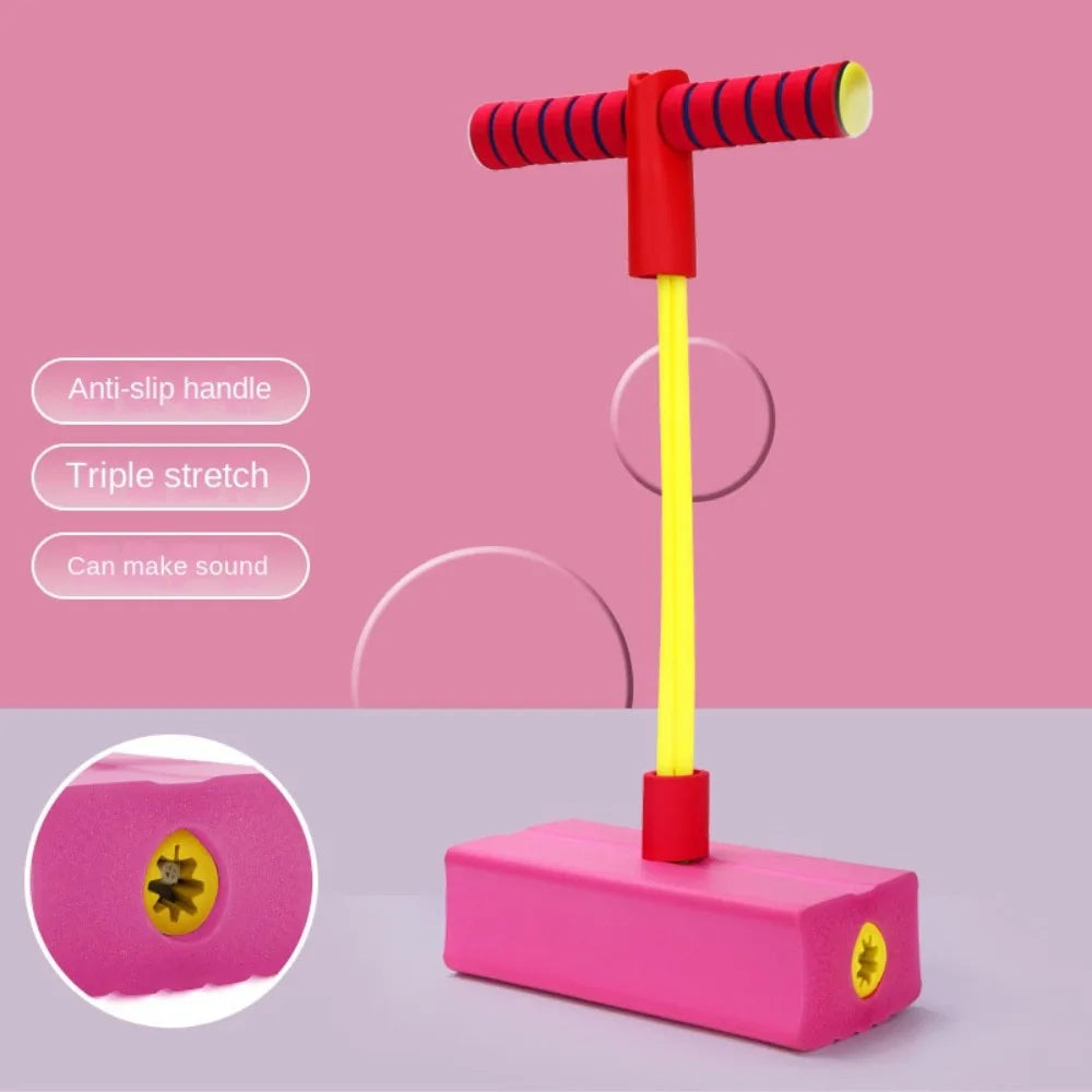 1Pcs pink Color Kids Frog Jumping Balance Toy – Foam Fitness Bouncer