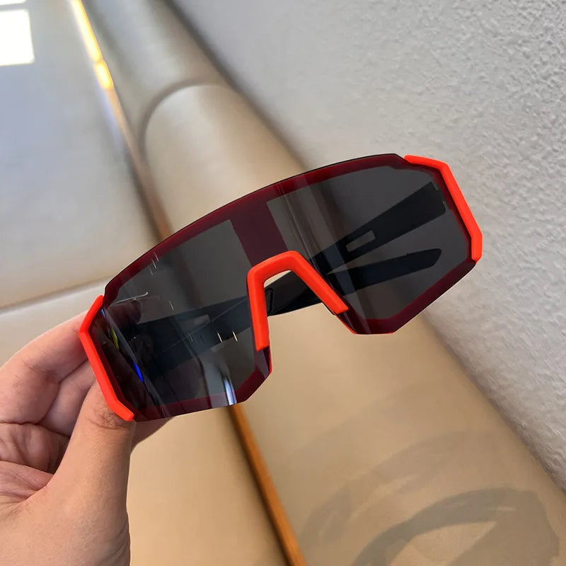 red black Color Outdoor Sports UV400 Cycling Glasses – Sandproof Shield