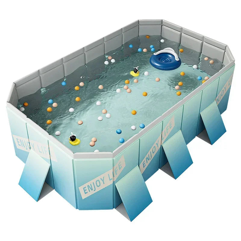 260cm-B Color Large Outdoor Family Swimming Pool – Foldable Garden Pool