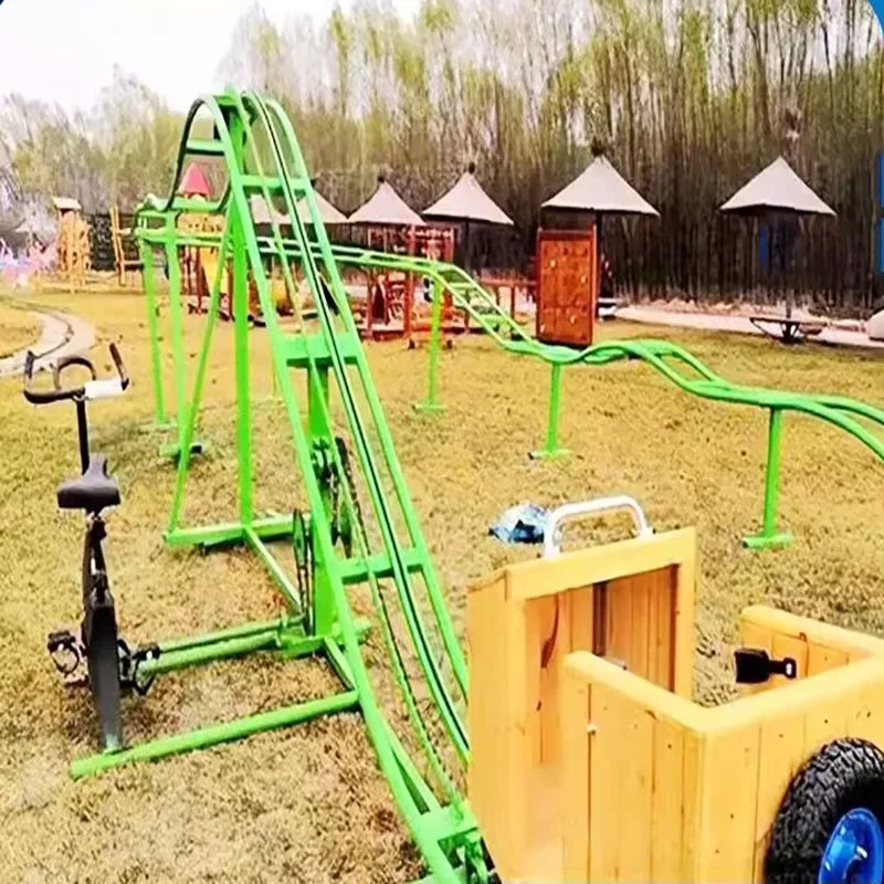 Kids Pedal Roller Coaster Ride – Outdoor Non-Electric Track