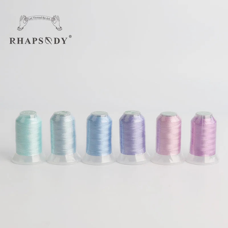40wt Polyester Embroidery Thread Set 60 Colors 550 Yards