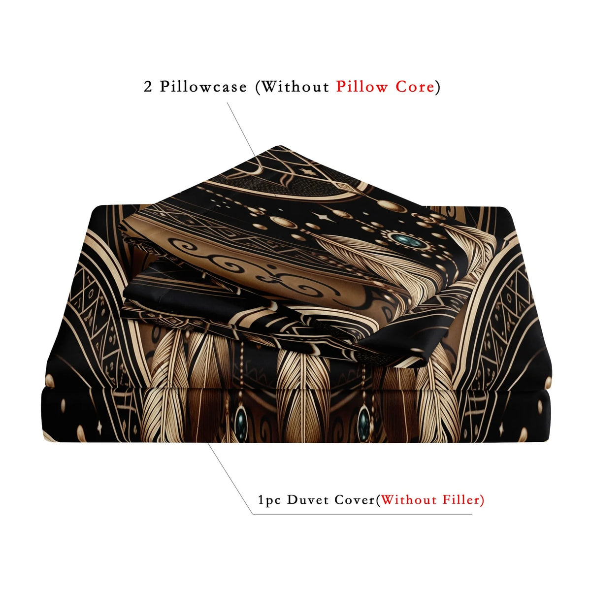Dreamcatcher Tribal Duvet Cover Set With Pillowcases