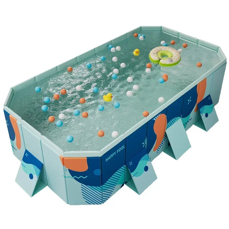 300cm-C Color Large Outdoor Family Swimming Pool – Foldable Garden Pool