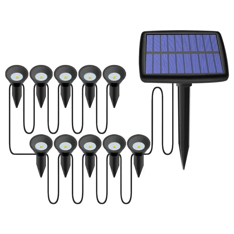 Solar RGB Garden Landscape Lights – IP65 Waterproof