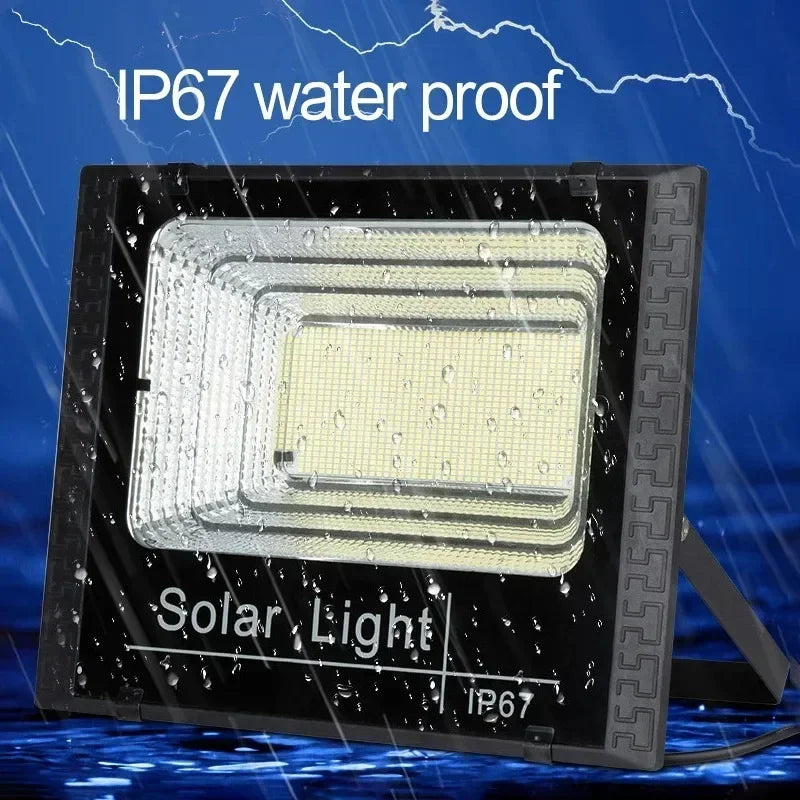 Solar LED Flood Light With Remote Control IP67 Outdoor