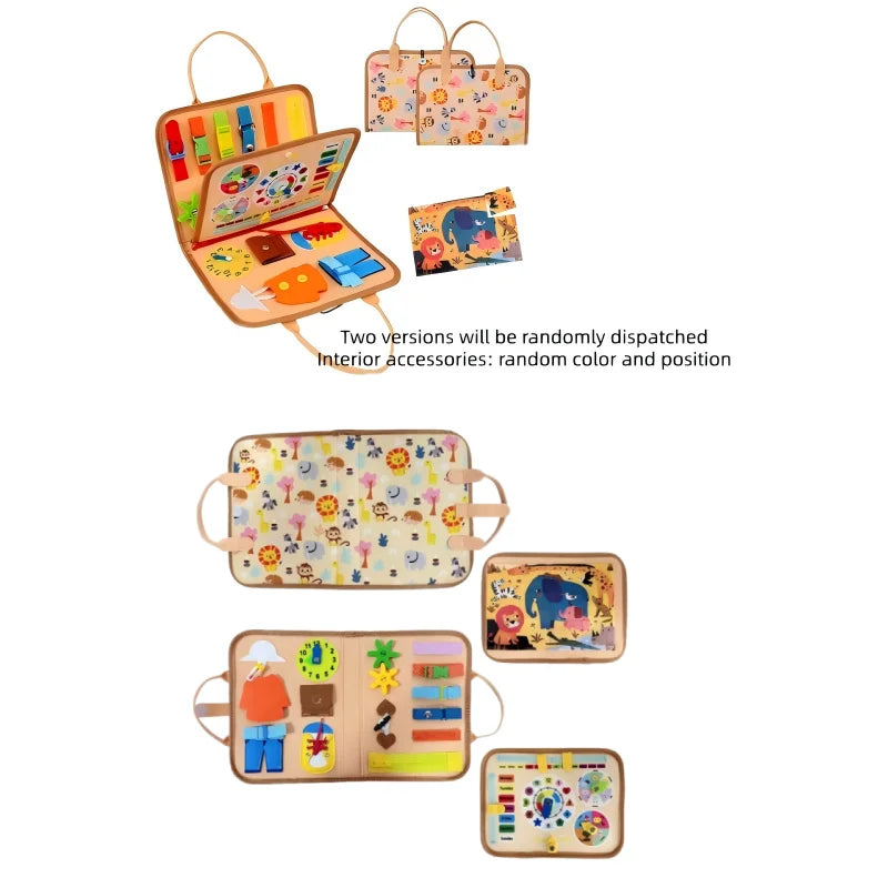 daxiang Color Montessori Busy Board Toy For Early Motor Skills