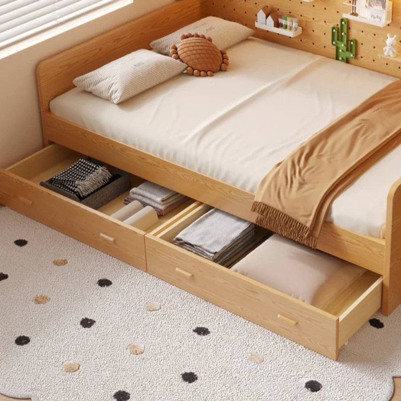 Multifunctional Single Bed With Bookshelf And Storage