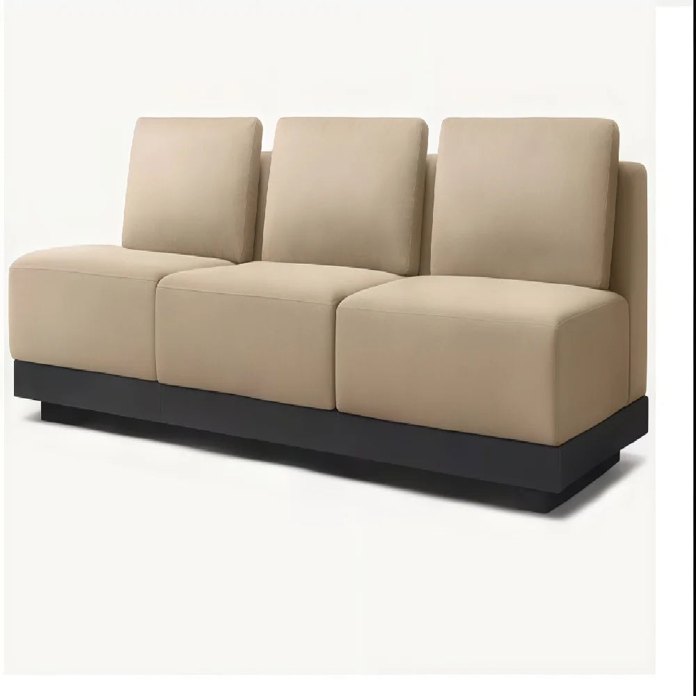 3-Seater Sofa Color Aluminum Outdoor Modular Sofa Set For Garden Lounge