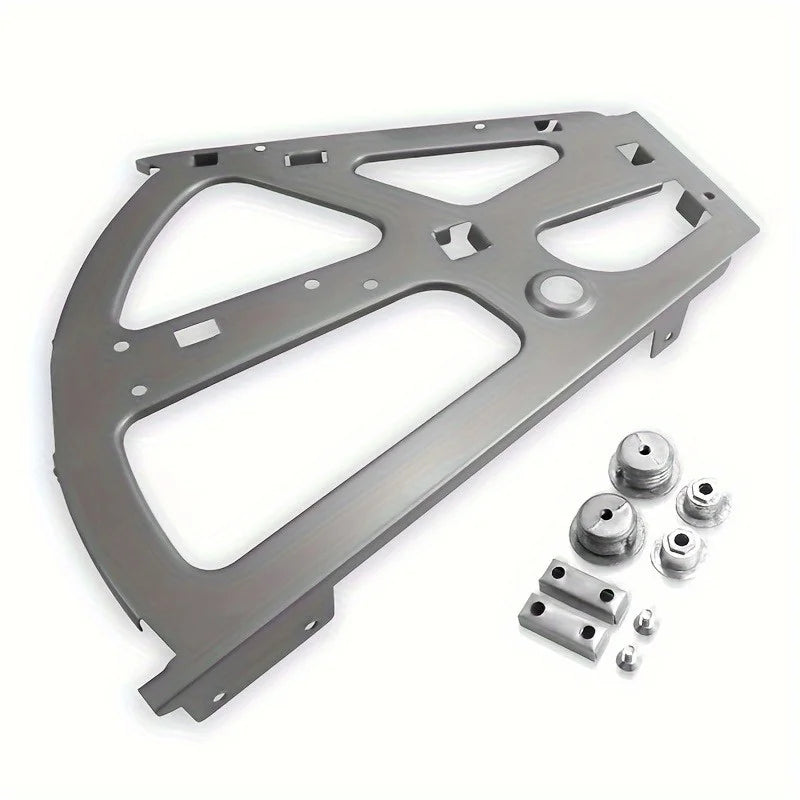 Silver double-layer Color Hidden Flip Shoe Cabinet Rack Hardware – Thick Metal