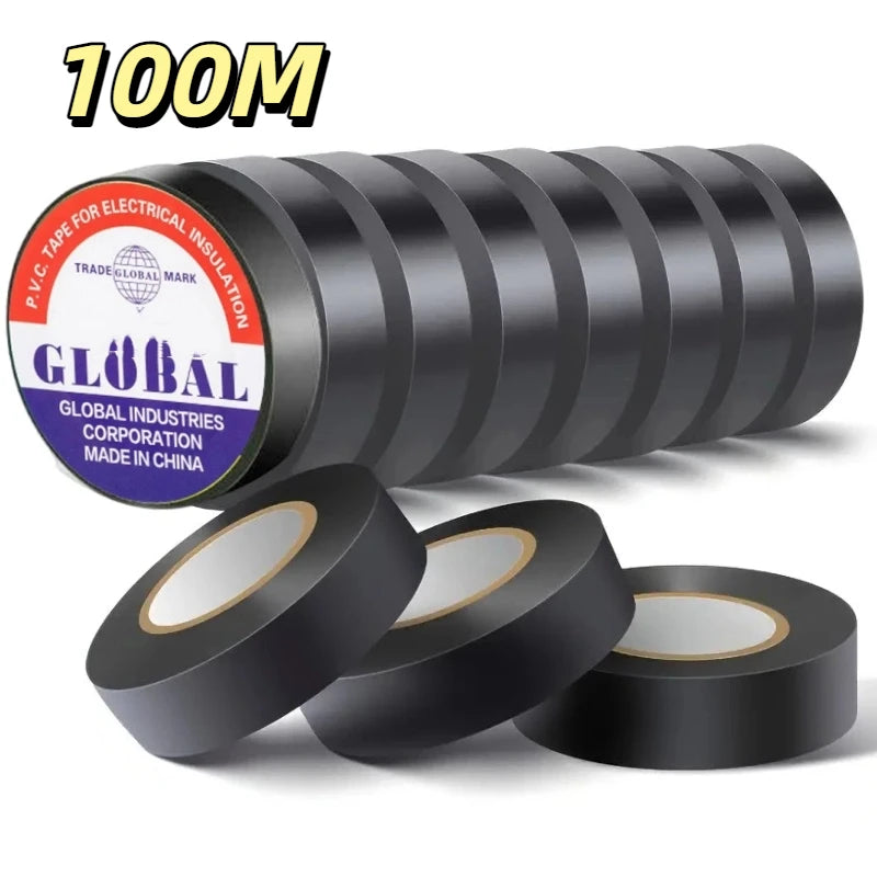 Black PVC Electrical Insulation Tape – Flame Retardant