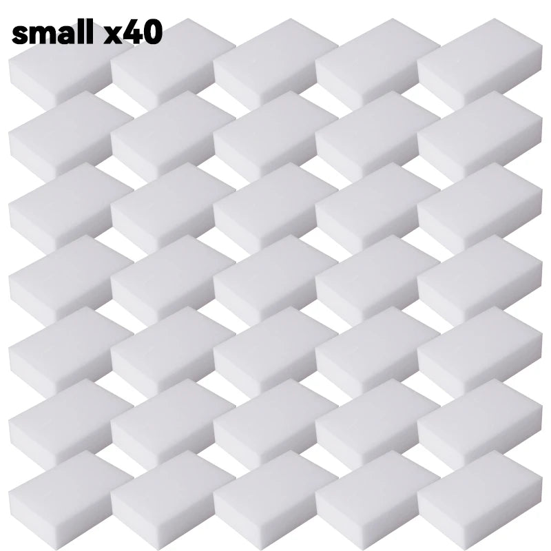 small x40 Color Melamine Magic Eraser Sponges For Home Cleaning