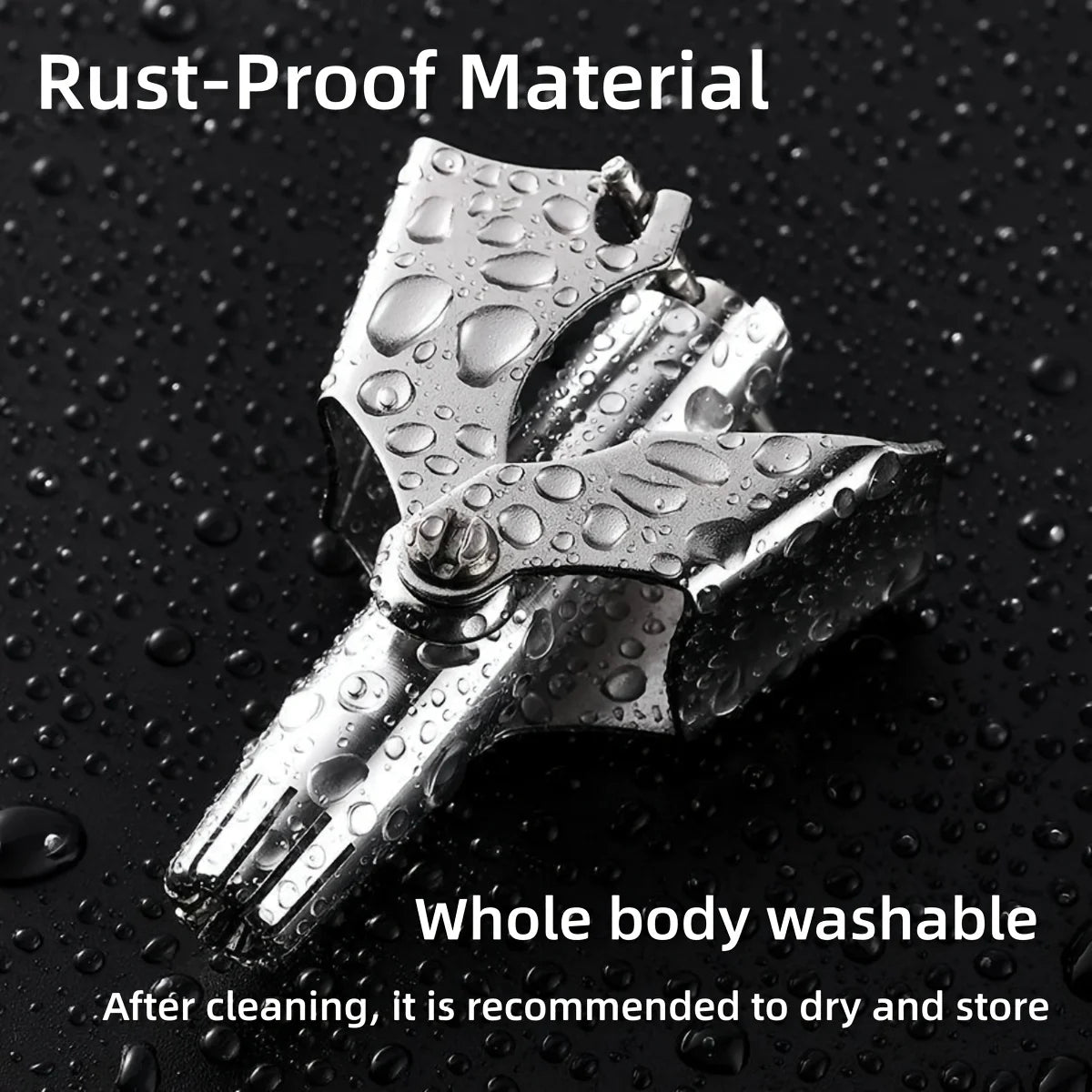 Manual Stainless Steel Nose & Ear Hair Trimmer
