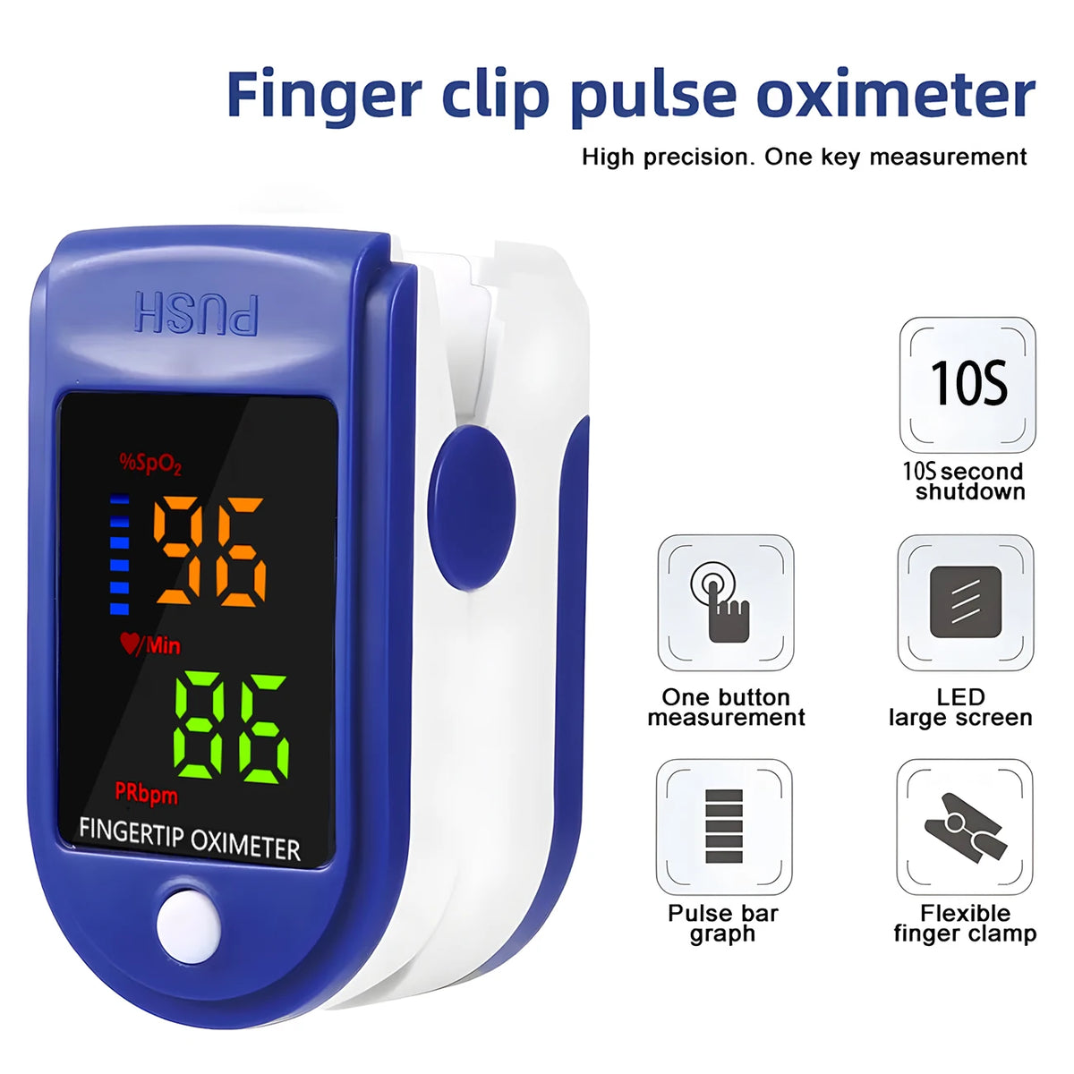 Digital Infrared Thermometer & Portable Finger Oximeter