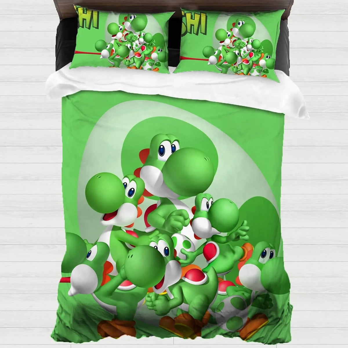 Cartoon Island Bedding Set With Duvet Cover & Pillowcase