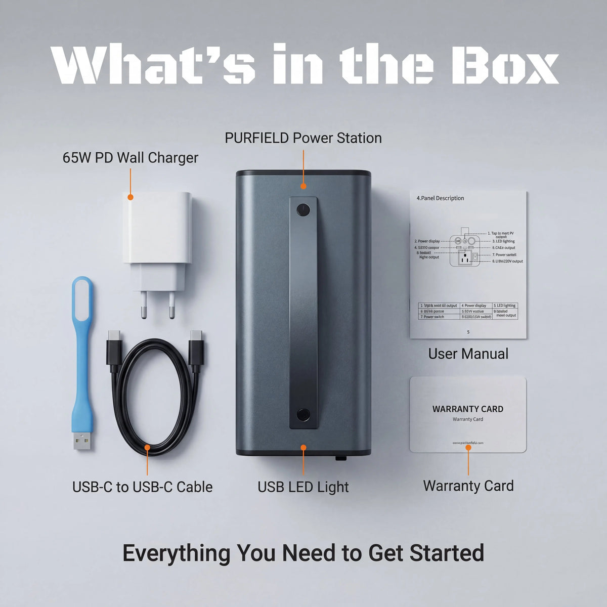 180W 32000mAh Color 180W Portable Power Station 118.4Wh With AC & USB
