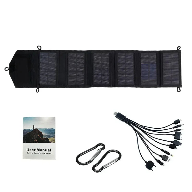 Foldable 100W Solar Panel Charger With USB 5V Output