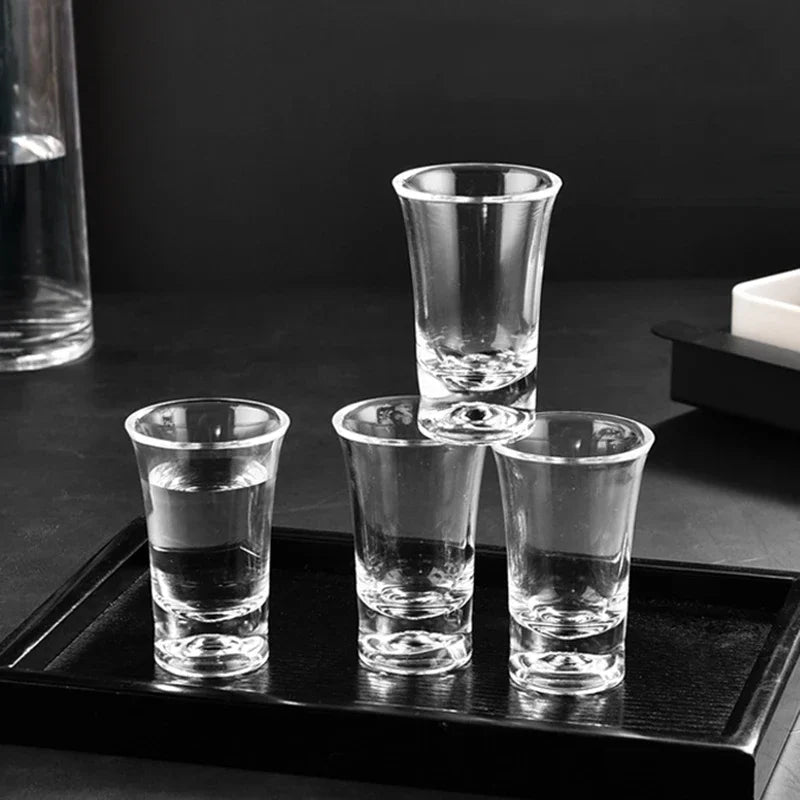 20 ml Clear Glass Shot Cup – Thick Base Party Goblet