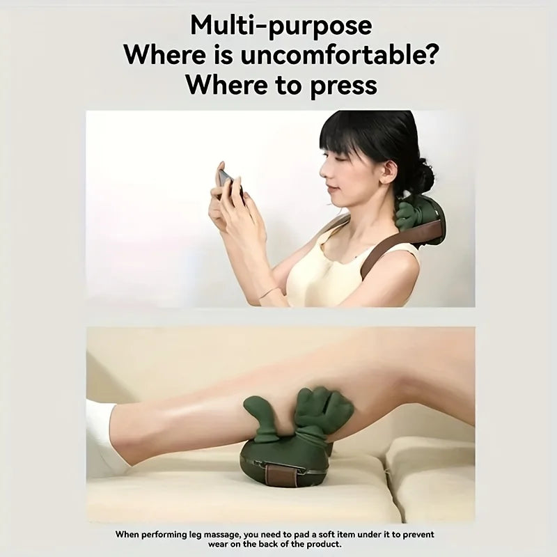 USB Rechargeable Wireless Neck And Shoulder Massager