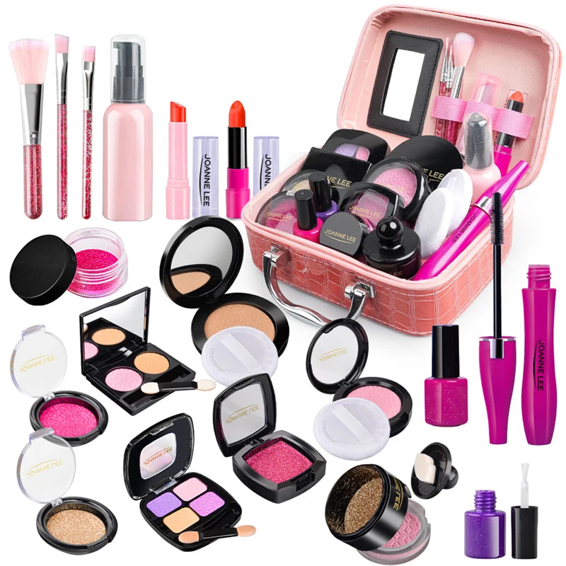 Kids Pretend Makeup Vanity Set Educational Role Play