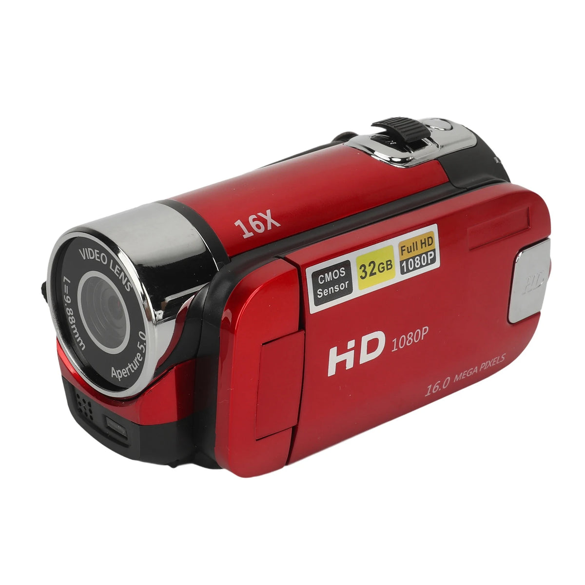 1080P HD Digital Camera With 2.4" Rotating Screen