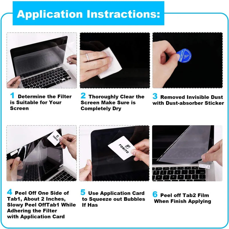 15.6 Inch Laptop Screen Protector Film 16:9 Anti-Scratch