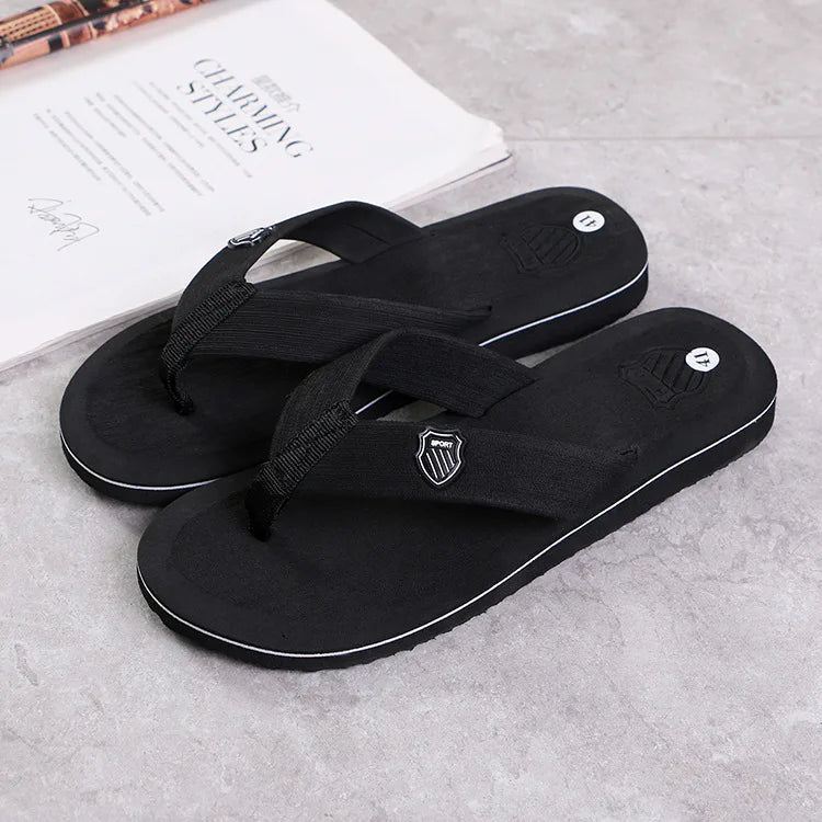 Black Color Men’s EVA Beach Clogs Slippers – Lightweight Non-Slip