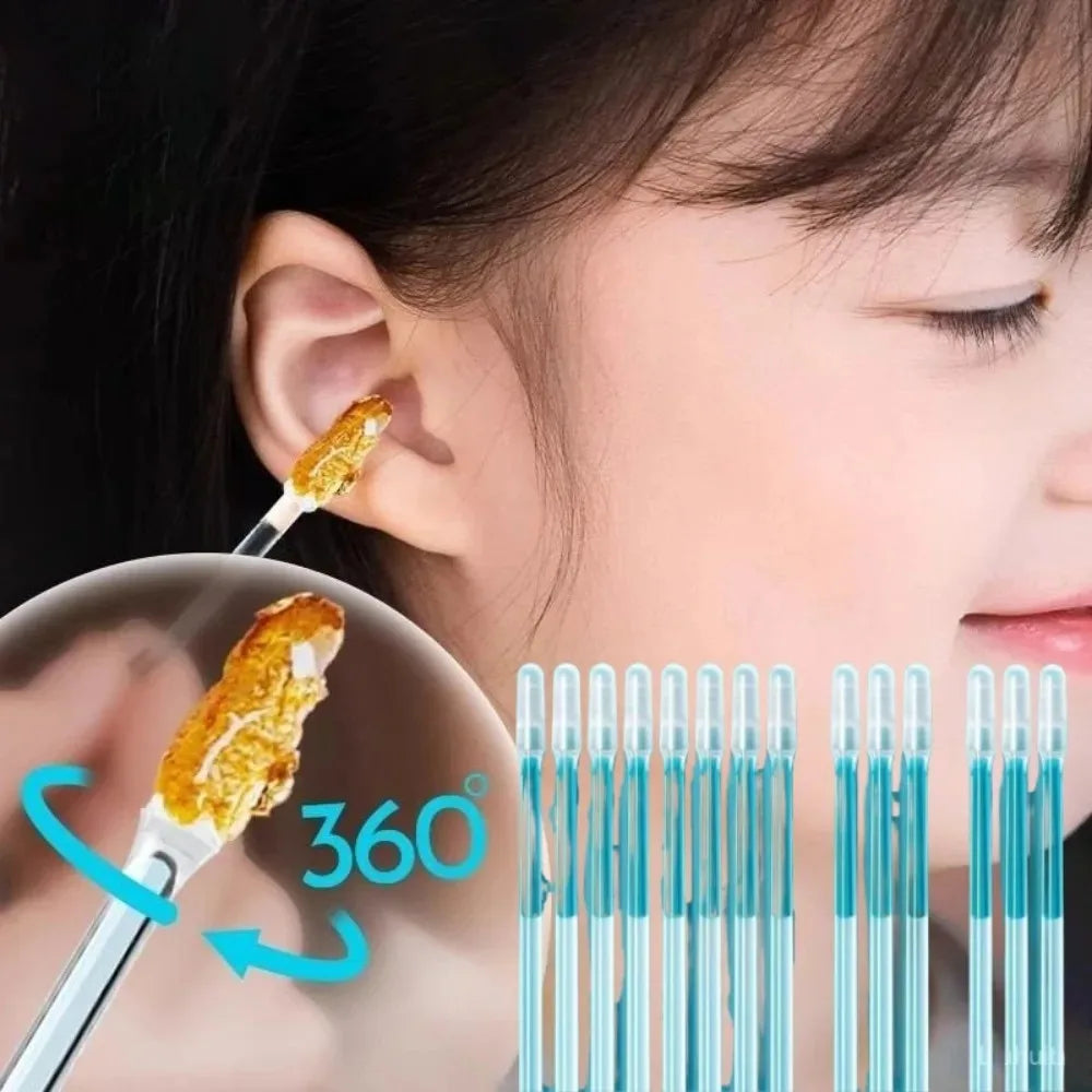 Adhesive Ear Wax Removal Sticks – Soft Reusable Ear Cleaner